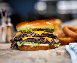 Cheesy Double Smashburgers